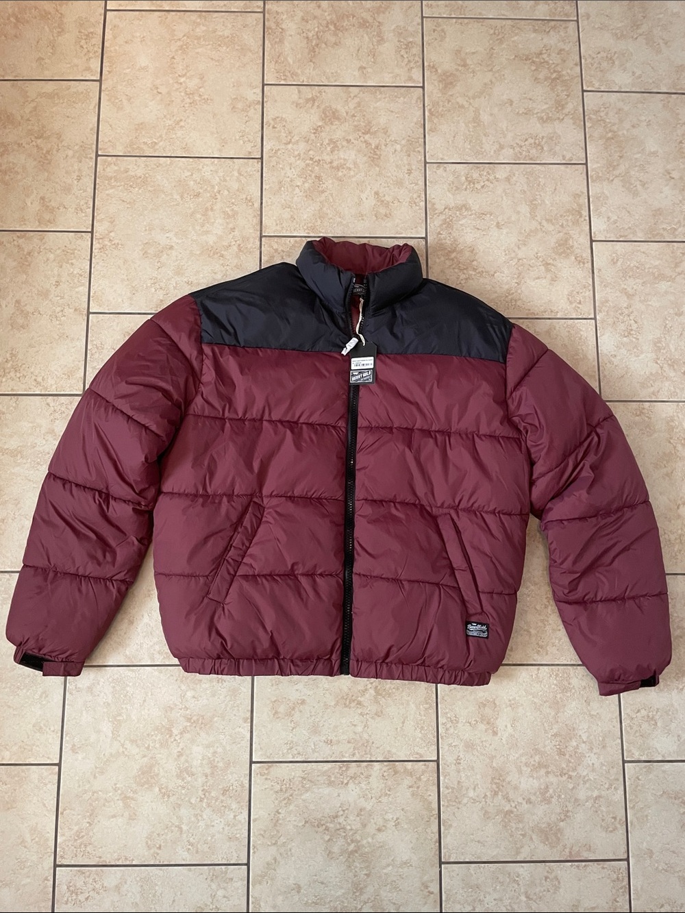 Benny Gold Padded Zip Jacket Size XL